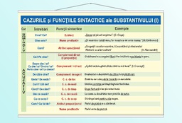 Cazurile și funcțiile sintactice ale substantivului (I) - 50x70