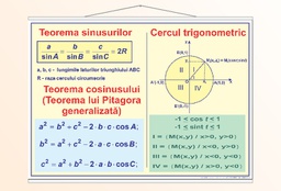 Teorema sinusurilor, cosinusului - 50x70