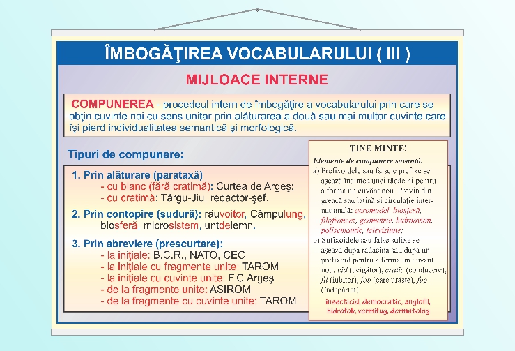 Îmbogățirea vocabularului (III) - 70x100