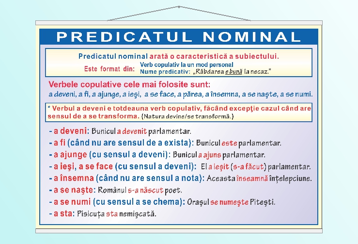 Predicatul nominal - 50x70