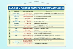 Cazurile și funcțiile sintactice ale substantivului (II) - 50x70