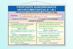 Propoziții subordonate necircumstanțiale (III) - 50x70