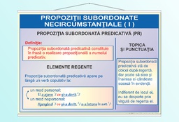 Propoziții subordonate necircumstanțiale (I) - 70x100