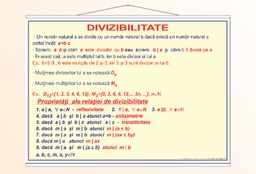 Divizibilitatea - 50x70