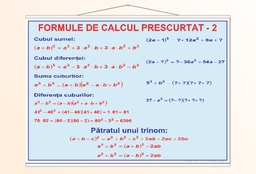 Formule de calcul prescurtat - 2 - 50x70