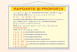 Rapoarte și proporții 50x70