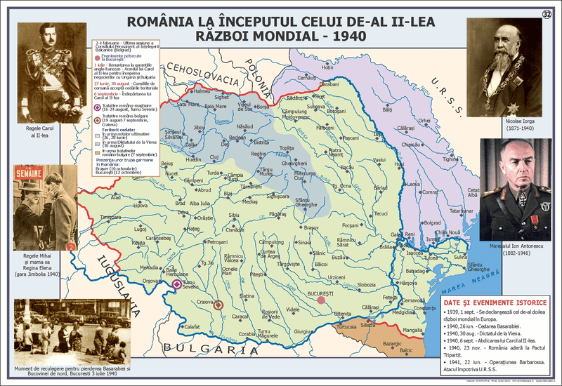 România în timpul celui de-al doilea razboi mondial - prezentare gif