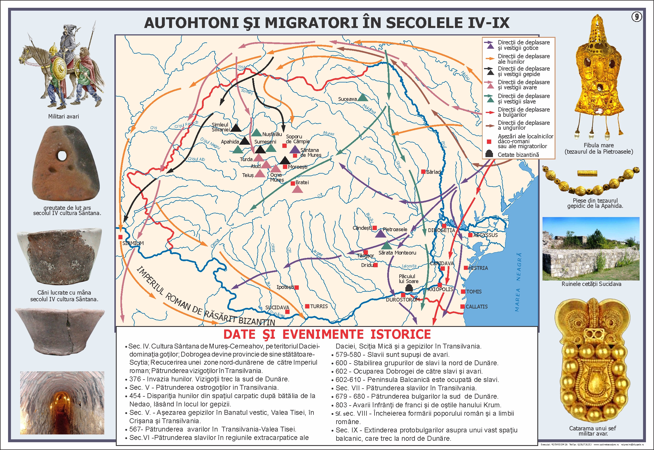 Autohtoni si migratori in secolele IV-IX